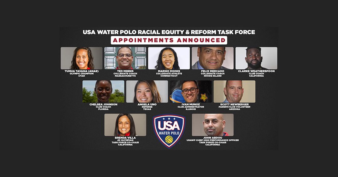Collegiate Water Polo Association/Northeast Water Polo Conference Well-Represented as USA Water Polo Announces Appointments To Racial Equity & Reform Task Force