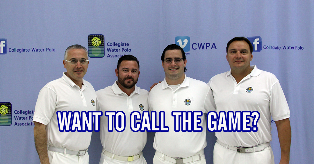 Register to Call the Game as a Collegiate Water Polo Association Official