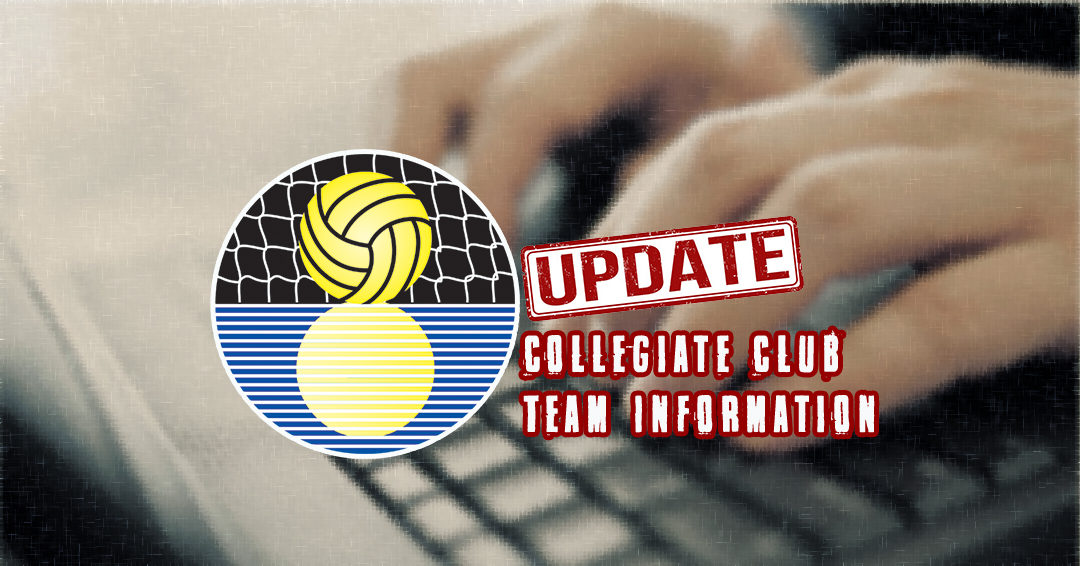 Team Leaders: Update Collegiate Club Team Contact Information