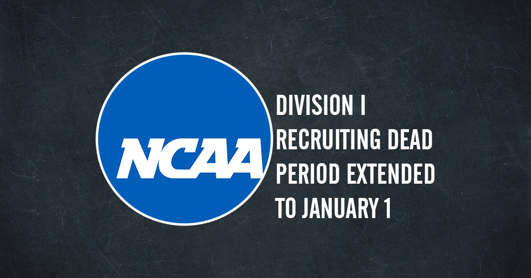 National Collegiate Athletic Association Division I Council Extends Recruiting Dead Period through January 1