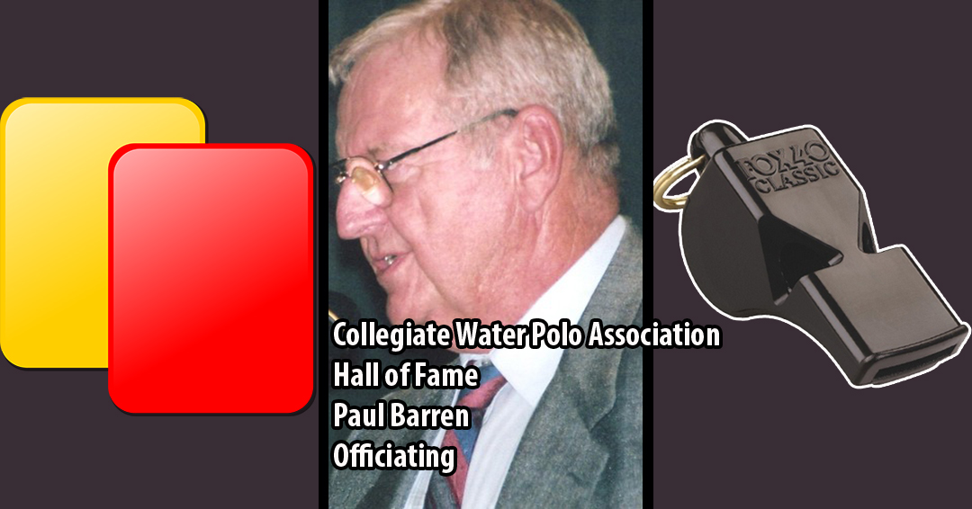 Hall of Fame Highlight: Official Paul Barren