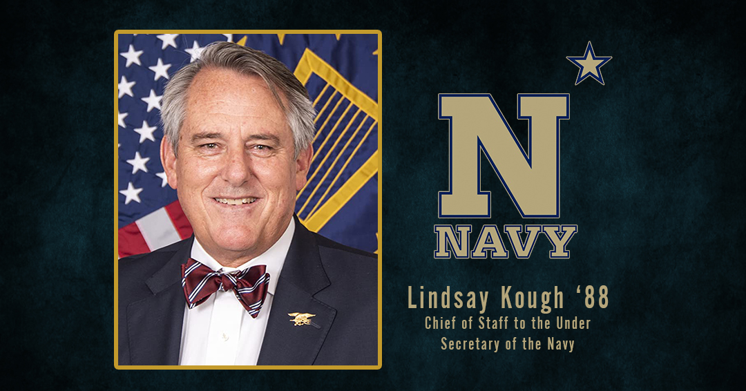 Former United States Naval Academy Water Polo Athlete Lindsay Kough ’88 Sworn in as Chief of Staff to the Under Secretary of the Navy