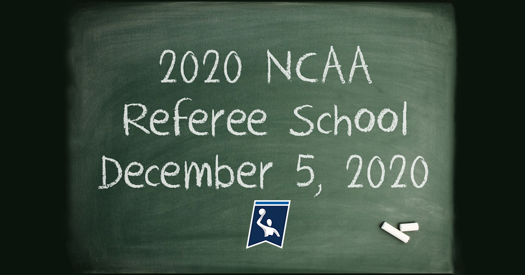 2020 National Collegiate Athletic Association Referee School Set for December 5