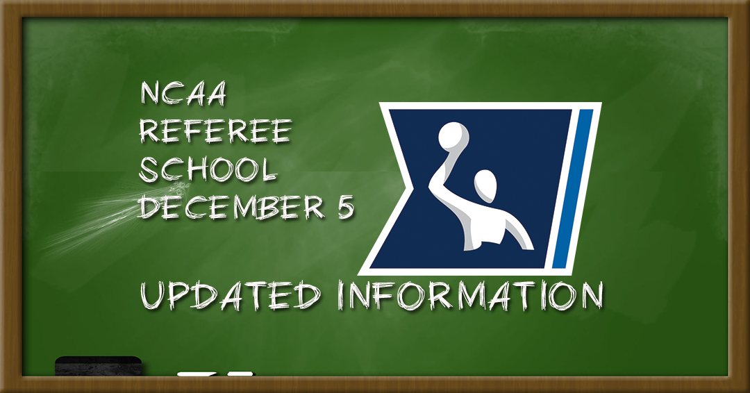 National Collegiate Athletic Association Coordinator of Officials Releases Additional Information for December 5 Referee School