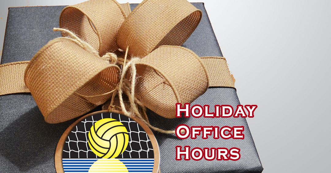 Collegiate Water Polo Association League Office Closed from December 25-to-January 4