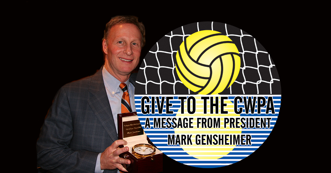 A Message from Collegiate Water Polo Association President/Hall of Fame Inductee Mark Gensheimer About Donating