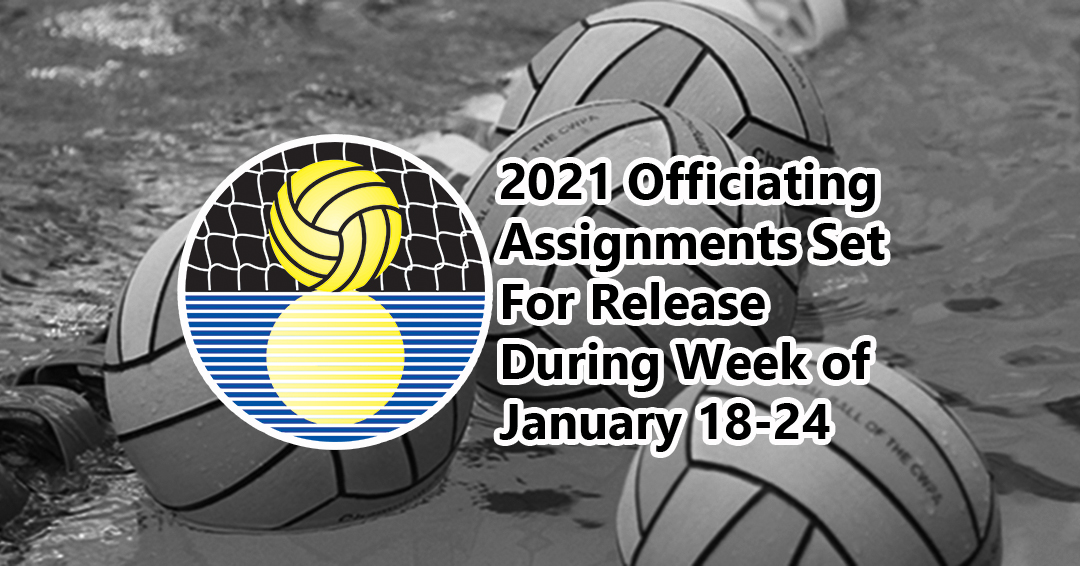 Winter 2021 Officiating Assignments Slated for Release This Week