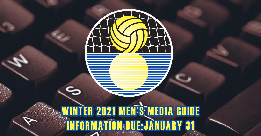 Teams to Submit Information for Winter 2021 Collegiate Water Polo Association Men’s Media Guide