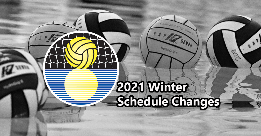 Updated Winter 2021 Men’s Varsity Mid-Atlantic Water Polo Conference Schedules Slated for Release This Week