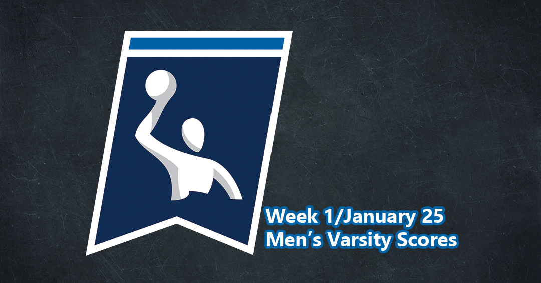 Collegiate Water Polo Association Releases Week 1/January 25 Men’s Varsity Scores