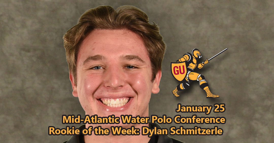 Gannon University’s Dylan Schmitzerle Earns January 25 Mid-Atlantic Water Polo Conference Rookie of the Week Award