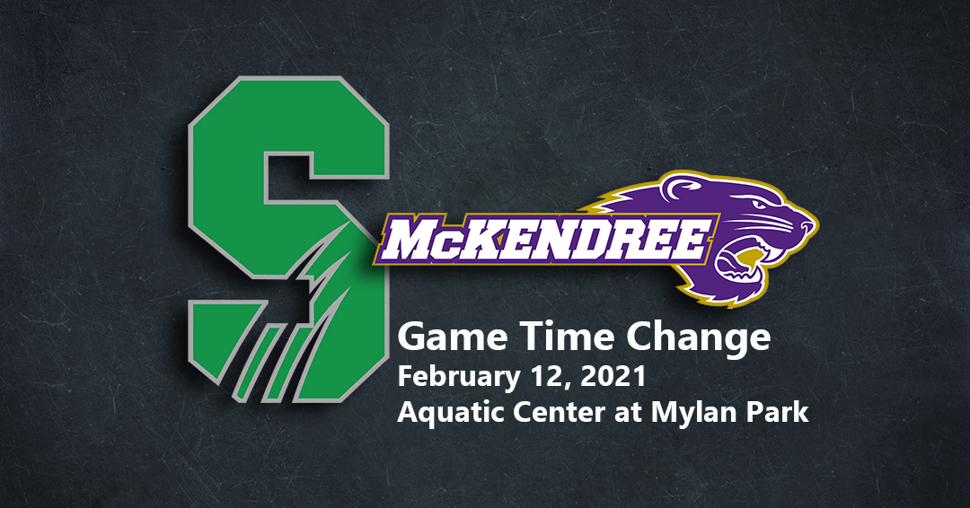 Salem University-vs.-McKendree University Mid-Atlantic Water Polo Conference-West Region Game Time Change on February 12