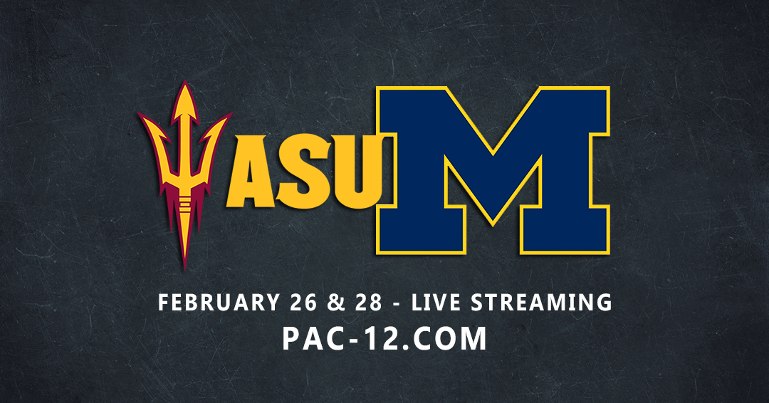 No. 5 Arizona State University to Stream Pair of Women’s Games on February 26 & 28 Versus No. 6 University of Michigan