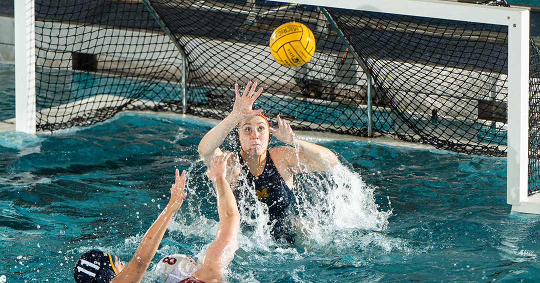University of Michigan’s Heidi Ritner Claims February 22 Collegiate Water Polo Association Division I Defensive Player of the Week Notice