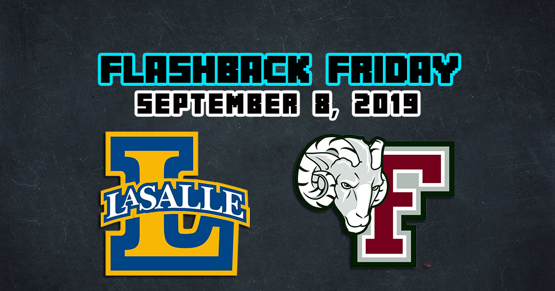 Flashback Friday: La Salle University vs. Fordham University (September 8, 2019)