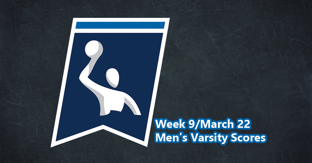 Collegiate Water Polo Association Releases Week 9/March 22 Men’s Varsity Scores