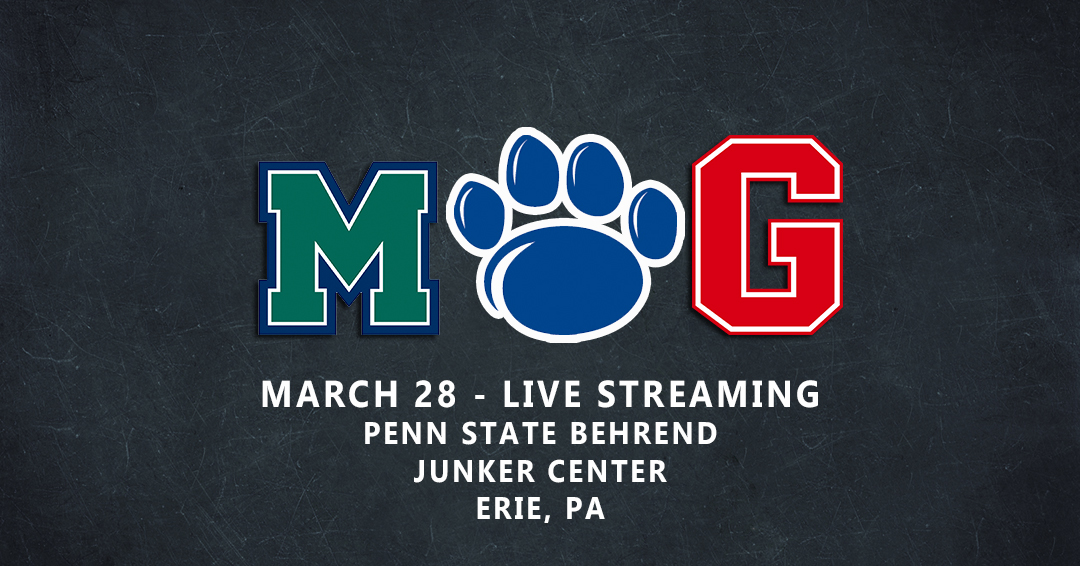 Penn State Behrend to Stream March 28 Home Games Versus Grove City College & Mercyhurst University