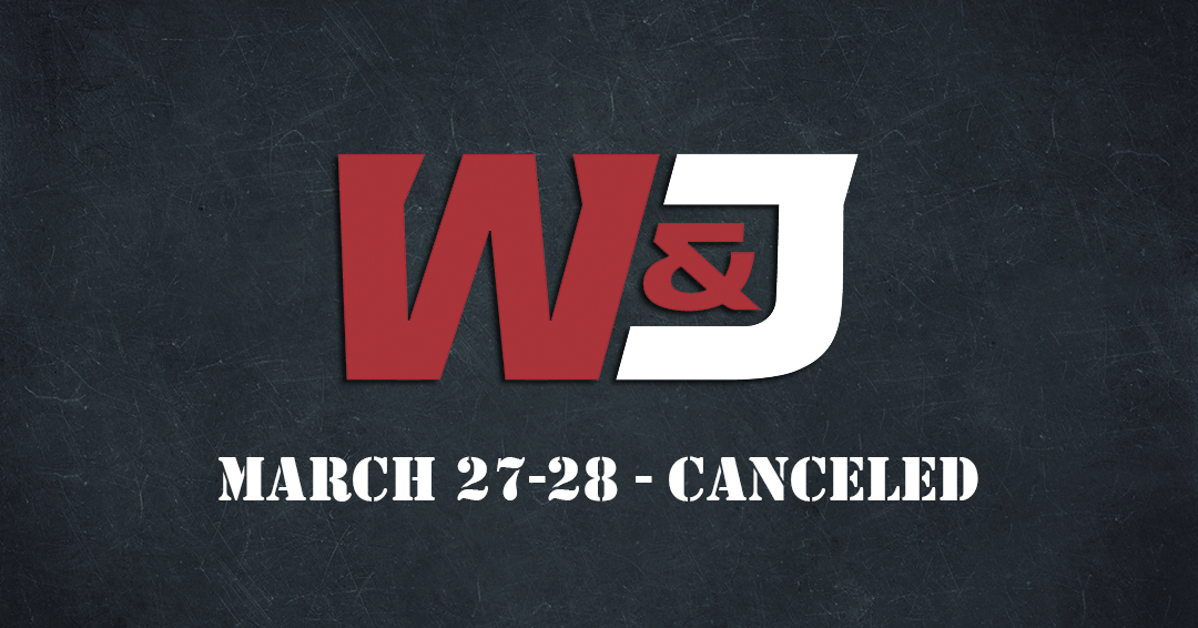 Washington & Jefferson College’s March 27-28 Games Canceled