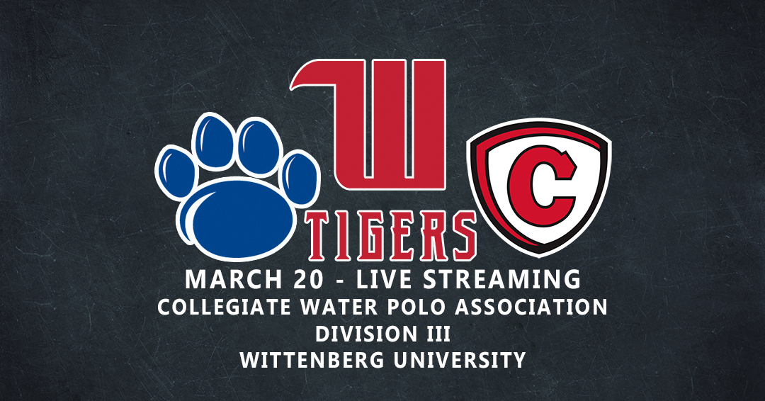 Wittenberg University to Stream Collegiate Water Polo Association Division III Games on March 20