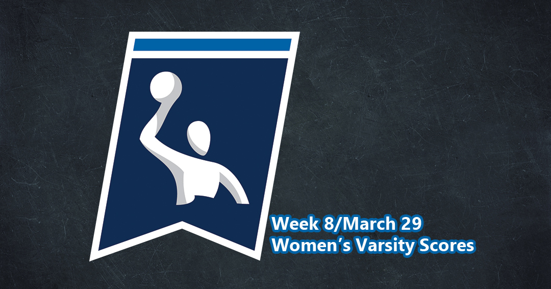 Collegiate Water Polo Association Releases Week 8/March 29 Women’s Varsity Scores