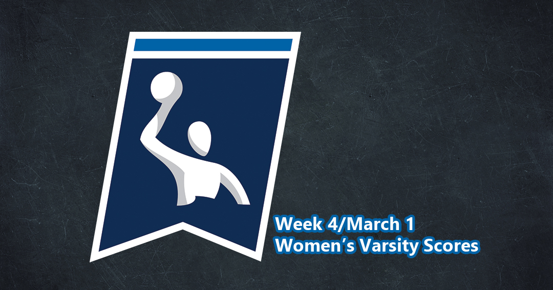 Collegiate Water Polo Association Releases Week 4/March 1 Women’s Varsity Scores