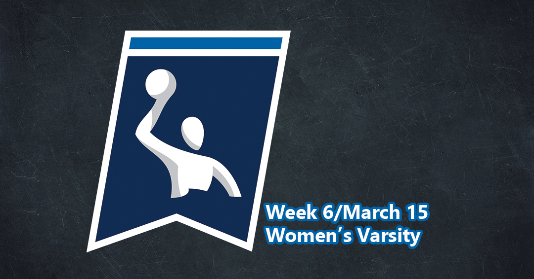 Collegiate Water Polo Association Releases Week 6/March 15 Women’s Varsity Scores