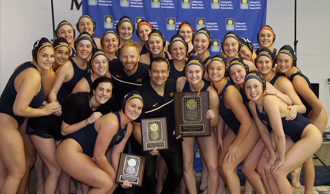One for the Thumb: No. 7 University of Michigan Claims Fifth Consecutive Collegiate Water Polo Association Division I Crown with 12-5 Victory Over No. 20 Bucknell University in 2021 League Title Game