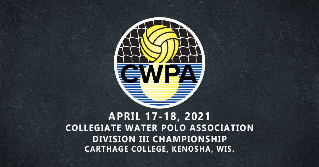 Collegiate Water Polo Association Releases Seeding & Information for 2021 CWPA Division III Championship at Carthage College on April 17-18