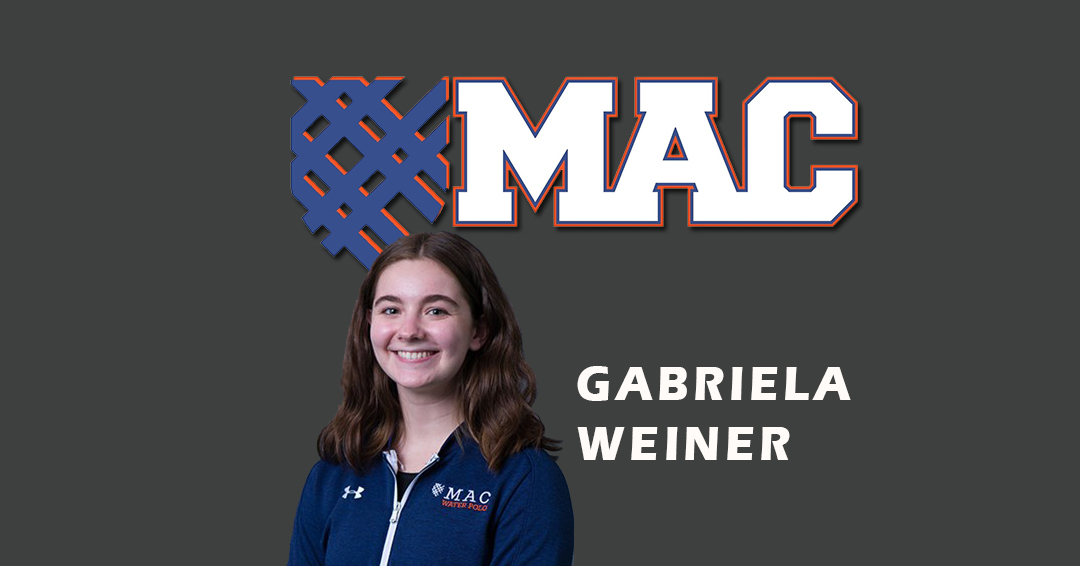 Macalester College’s Gabriela Weiner Earns April 12 Collegiate Water Polo Association Division III Rookie of the Week Nod