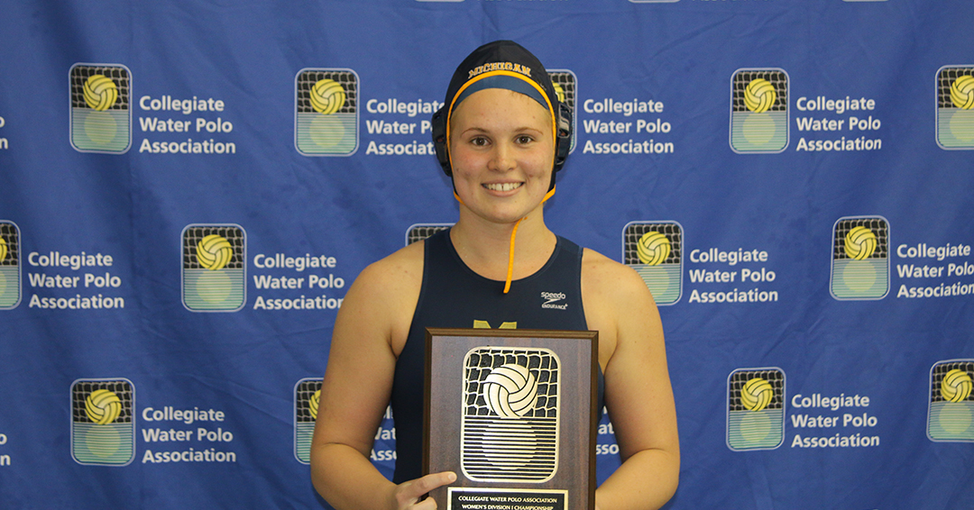 University of Michigan’s Libby Alsemgeest Named May 17 Collegiate Water Polo Association Division I Player & Rookie of the Week