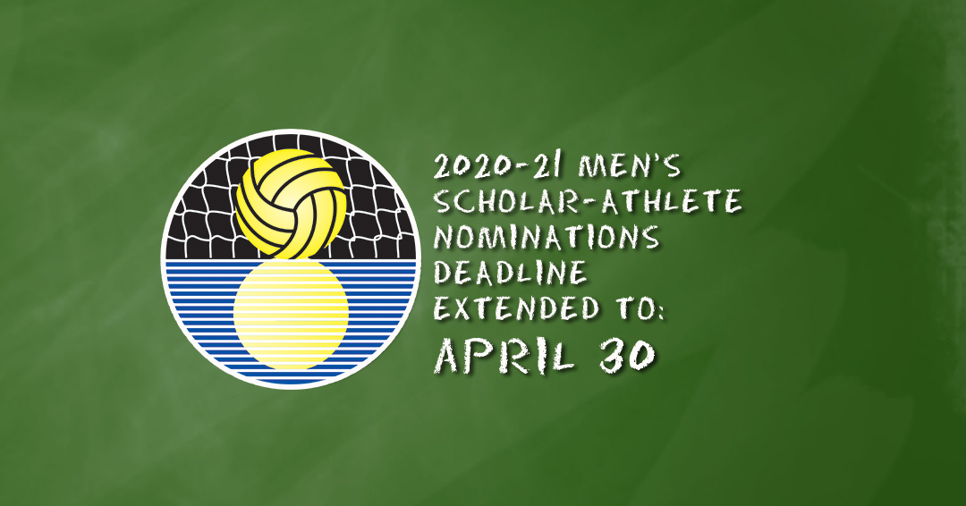 Nominations for 2020-21 Collegiate Water Polo Association Men’s Scholar-Athlete Team Extended to April 30