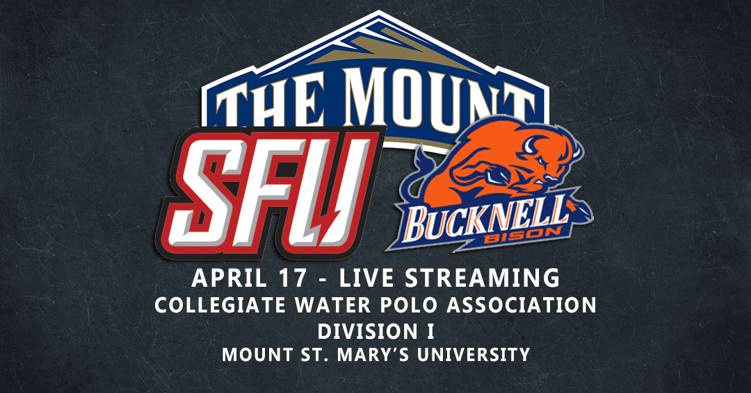 Mount St. Mary’s University to Stream Collegiate Water Polo Association Tripleheader with No. 21 Bucknell University & No. 25 Saint Francis University on April 17