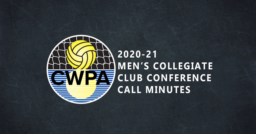 Fall 2021 Men’s Collegiate Club Conference Call Minutes Posted