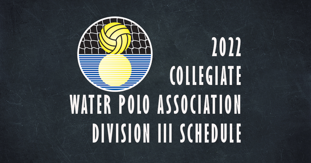 2022 Collegiate Water Polo Association Division III Schedule Released