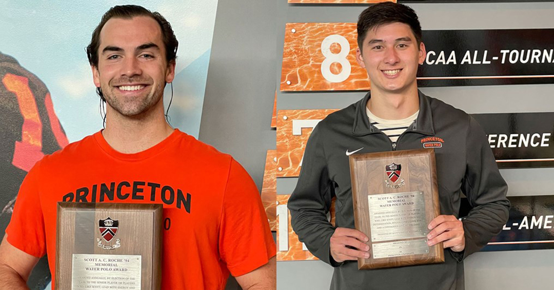 Casey Conrad and Andrew Lin Named Princeton University Scott A. Roche ’94 Memorial Water Polo Award Winners