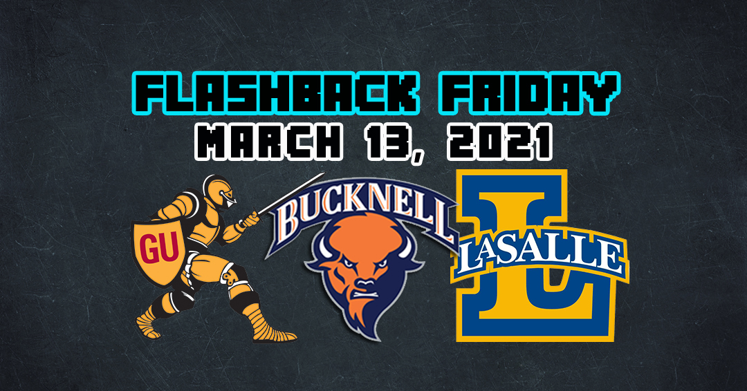Flashback Friday: Bucknell University & Gannon University vs. La Salle University (March 13, 2021)