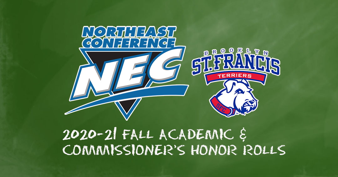 14 St. Francis College Brooklyn Men’s Water Polo Athletes Make 2020-21 Northeast Conference Fall Academic Honor Roll; Eight Earn Commissioner’s Honor Roll
