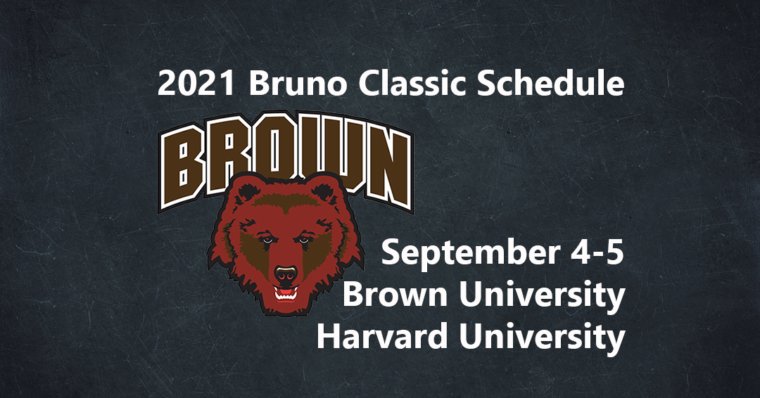 Brown University & Harvard University Release Schedule for 24-Game Bruno Classic on September 4-5