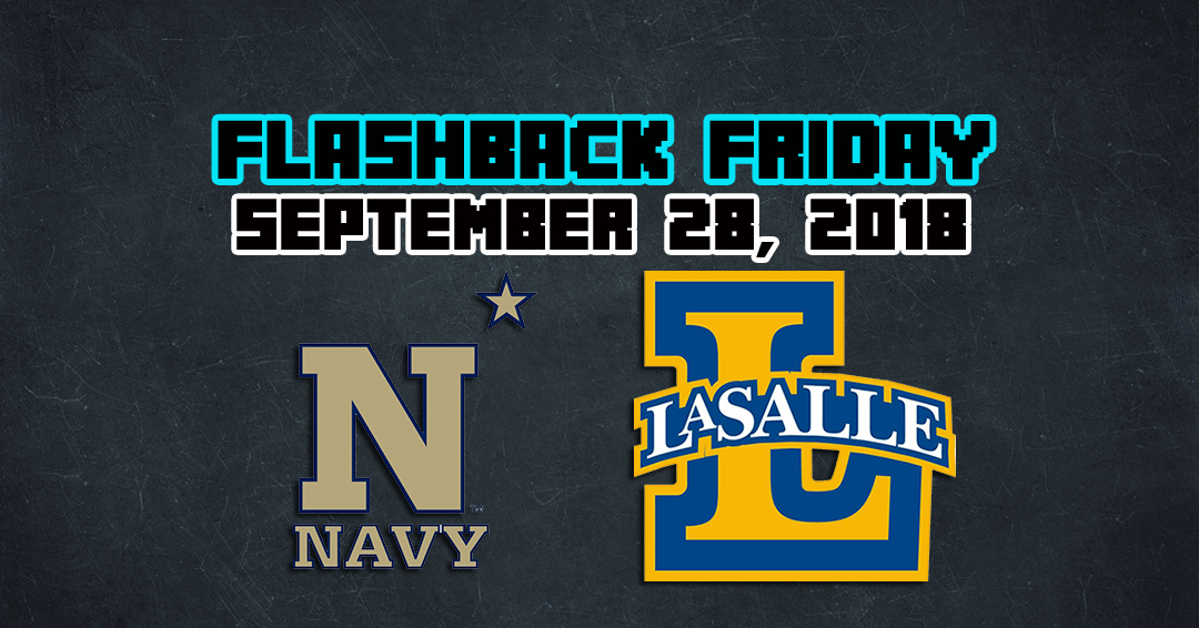 Flashback Friday: United States Naval Academy vs. La Salle University (September 28, 2018)