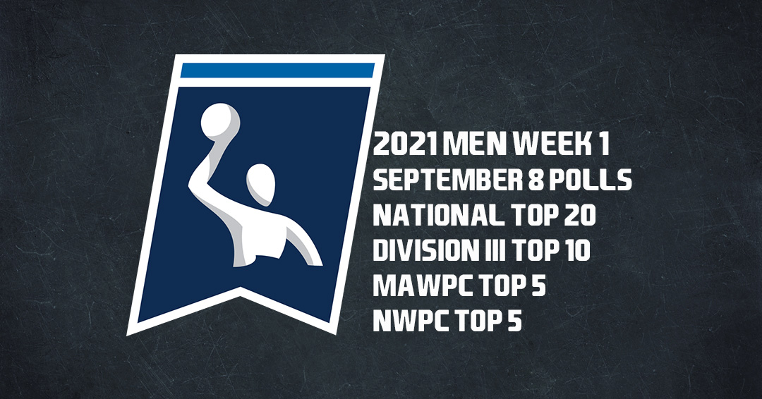 2021 Men’s Varsity Week 1/September 8 Polls Released; The University of California-Los Angeles Remains No. 1