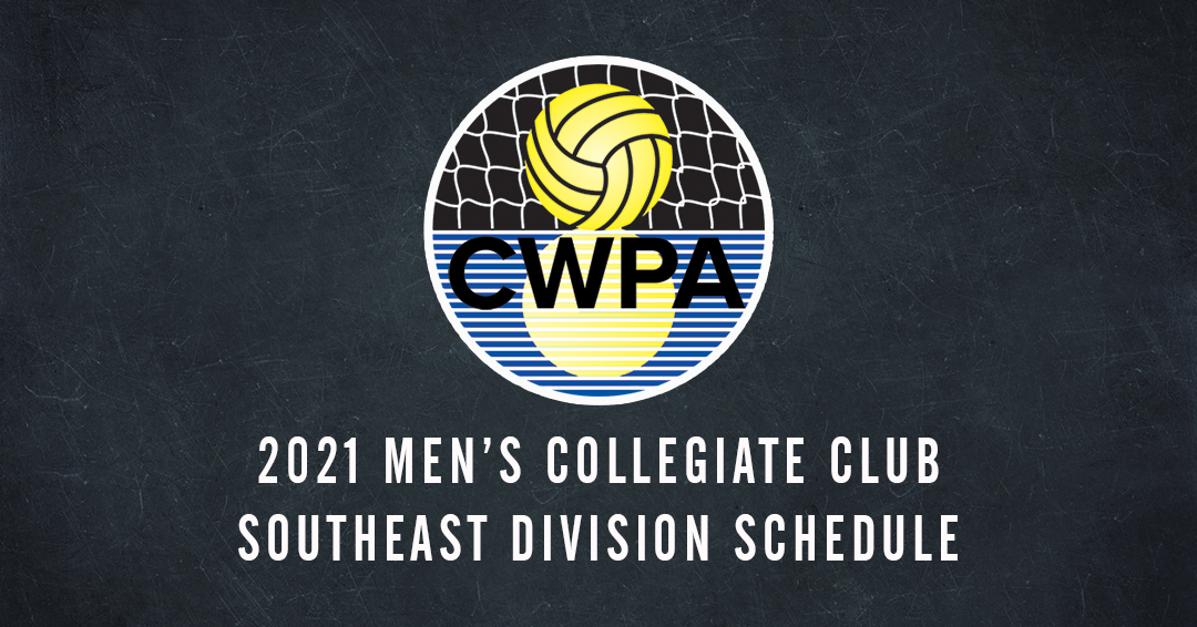 Collegiate Water Polo Association Releases 2021 Men’s Collegiate Club Southeast Division Schedule