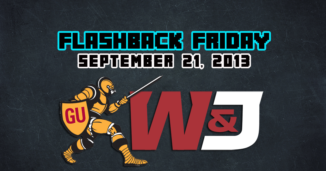 Flashback Friday: Gannon University vs. Washington & Jefferson College (September 21, 2013)