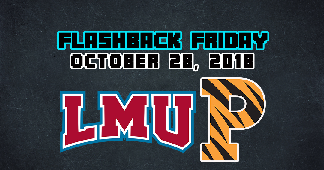 Flashback Friday: Loyola Marymount University vs. Princeton University (October 28, 2018)
