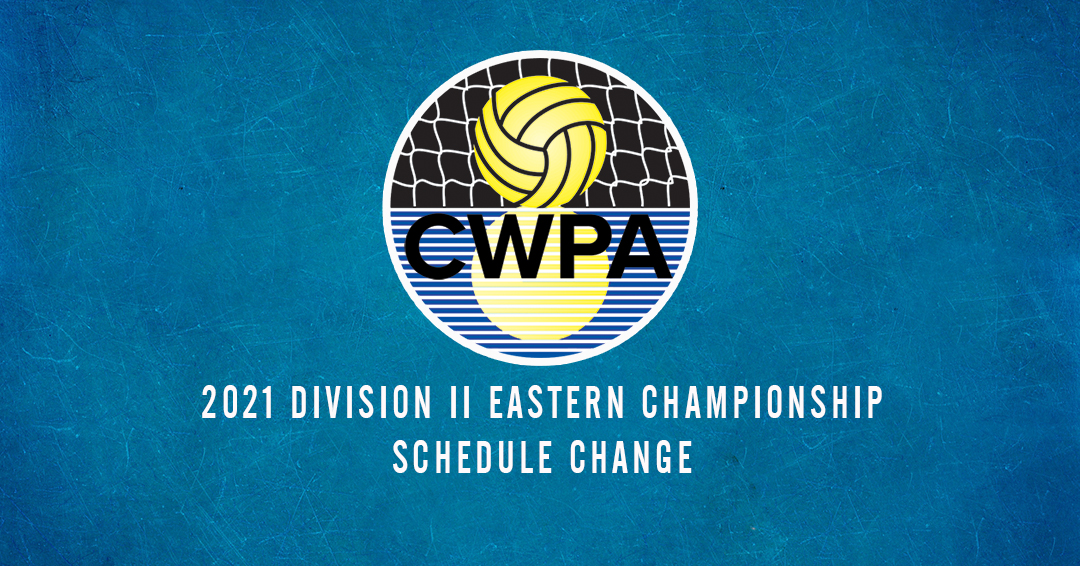 Division II Eastern Championship Schedule on October 24 Changes to Two