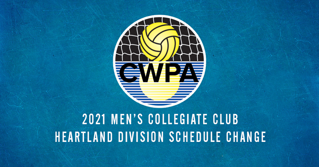 Collegiate Water Polo Association Releases Change to 2021 Men’s Collegiate Club Heartland Division Schedule