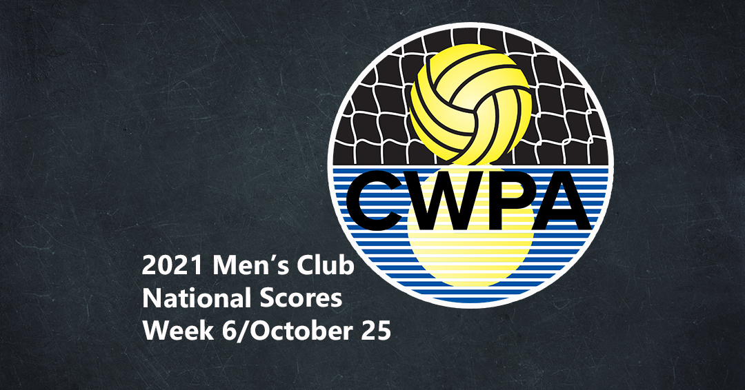 Collegiate Water Polo Association Releases Week 6/October 25 Men’s Collegiate Club Scores