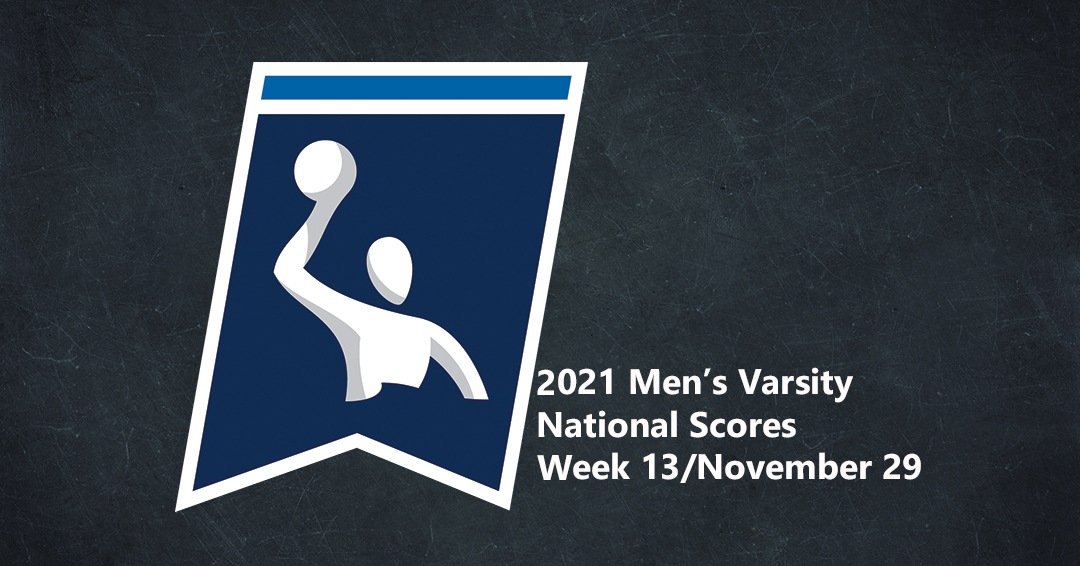 Collegiate Water Polo Association Releases 2021 Week 13/November 29 Men’s Varsity Scores