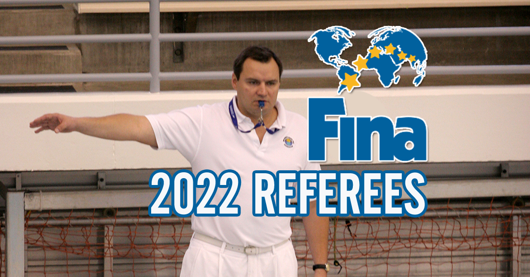 Goldenberg, Peila, Voltz & Stankevitch Nominated to Referee FINA Events in 2022; Farid Named PANAM Representative