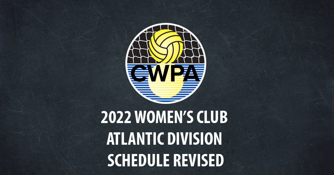 Collegiate Water Polo Association Releases Updated Women’s Collegiate Club Atlantic Division Championship Schedule