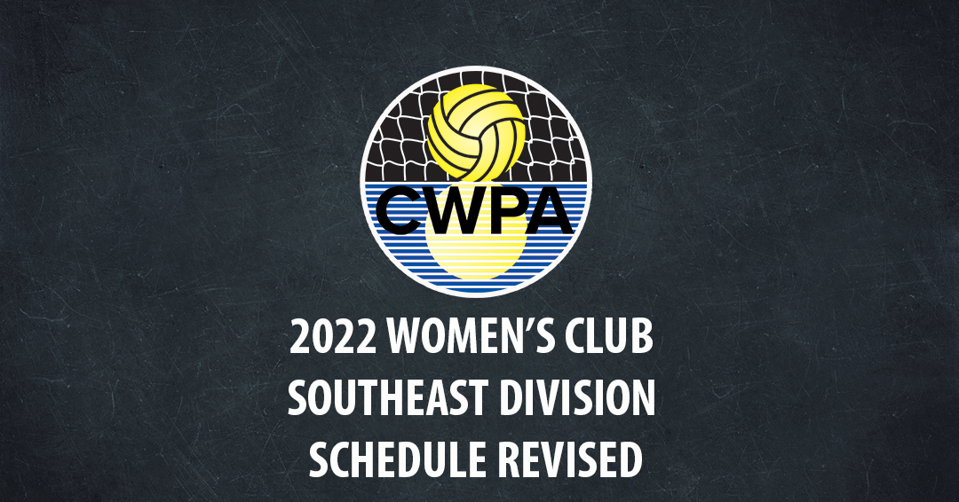 Collegiate Water Polo Association Releases Updated Women’s Collegiate Club Southeast Division Schedule